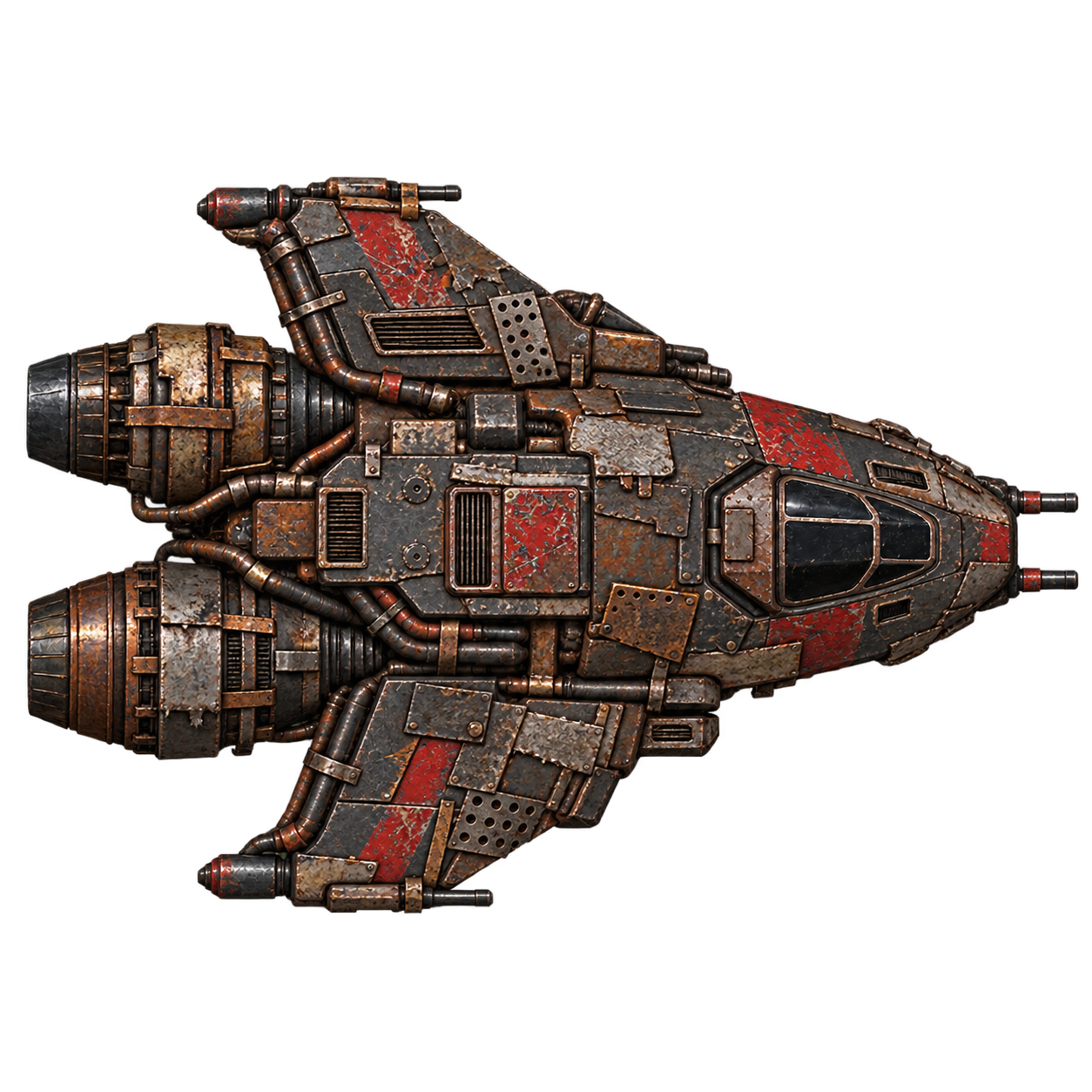 Scrap raider hull